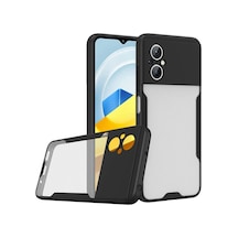 Ilkeshop Newface Xiaomi Poco M5 Kılıf Platin Silikon - Siyah