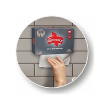 Reference El Yüz Havlusu 2 Katlı 100'lü 24 Paket Gri