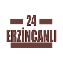 24 Erzincanlı Araba Sticker 17x17 Cm Kahverengi