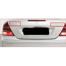 Mercedes W203 Kasa E200 Ve Kompressor Krom Bagaj Yazısı 2'li Paket