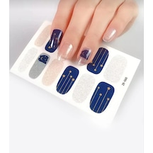 Tırnak Oje Sticker Nail Art Set, Yıldız Ve Ay Desenli, 12'li