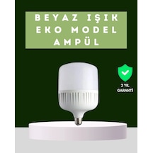 Mey İthalat Şarjlı Led Torch Ampul 30 Watt Beyaz Işık Enerji Tasarruflu
