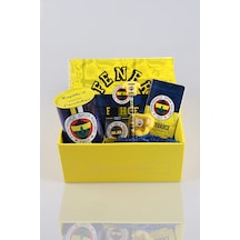 Dekomus Özel Kutulu Lisanslı Fenerbahçe Kırtasiye Seti Altın