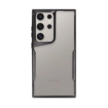 Samsung Galaxy Uyumlu,  S24 Ultra Kılıf Boyi Silikon Kapak - Siyah Çok Renkli