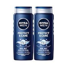 Nivea Men Protect & Care Vücut Yüz ve Saç Duş Jeli 2 x 500 ML
