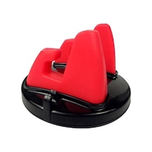 Joyhub Evrensel Yumuşak Silikon 360 Derece Rotasyon Kaymaz Araba Tutucu Telefon Standı Kırmızı Torpido Üstü Tzqe8r