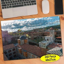 Gürcistan Rabati Kalesi Manzarası 240 Parça Puzzle Yapboz-99800