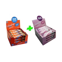 Chocolight Mıdı40g Portakal+ Tatlı-ekşi Pre-probiyotik Çilekli Proteinli Bar 32 Adet