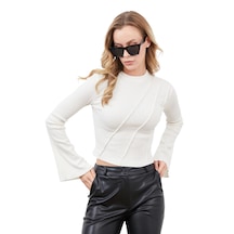 Fitilli Parçalı Bluz