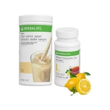 Herbalife Formül 1 Öğün Yerine Geçen Besleyici Shake Karışımı Vanilya Aromalı Ve Bitkisel Konsantre Çay Limon