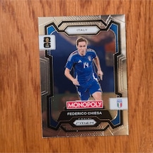 Prizm Monopoly Federico Chiesa No. 35 Lisanlı Oyun Kartları - Silver