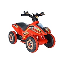Power Led Işıklı Ve Müzikli Akülü Atv 6 V -kırmızı Kırmızı
