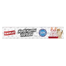 Büzgülü Kedi Kumu Poşeti 7'li Set, 82x50 Cm Extra Güçlü Büzgülü Kolay Bağlama, Pratik Sızdırmaz