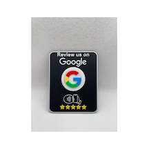 Solvra Nfc Google Yorum Kartı Müşterilerinizden Kolayca Yorum Alın Siyah Siyah