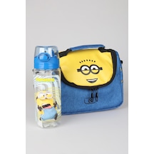 X Dekomus Lisanslı Minions Banana Mood Collection Termoslu Beslenme Çantası Ve 500 Ml Matara Seti Altın