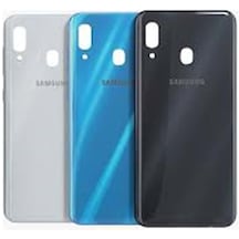Senalstore Samsung Galaxy A30 Arka Kapak Pil Batarya Kapağı - Siyah