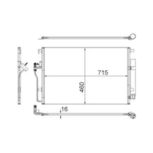 Klıma Radyatoru Mercedes Sprınter B906 B907 B910 . Vw Crafter 30-35-50 A9065000454-2e0820413