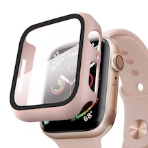 Microsonic iOS Uyumlu Watch 6 44Mm Kılıf Matte Slim Rose Gold