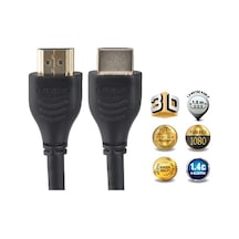 Goldmaster CAB-186 3D Altın Uçlu 1.5 M HDMI Kablo