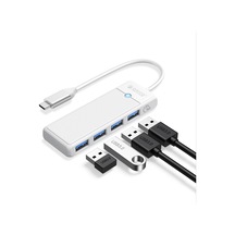 Orico PAPW4A-C3-015-WH-EP 4 Portlu Type-C To Usb 3.0 Yüksek Hızlı 5 GBPS Hub Çoklayıcı Beyaz