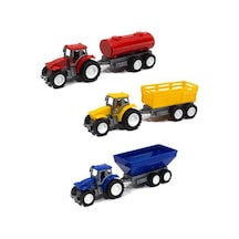 Oyuncak Traktör Römork Set 3'lü Tarım Set