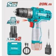 Total TDLI122028 Li-Ion Akülü Matkap