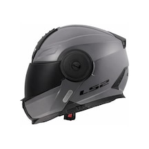 Ls2 Scope 2 Nardo Gri Kask Siyah Vizör Nardo Gri