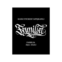 Motor Kask Sticker Famılıa