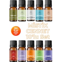 Mistik Cennet 10'lu Set Oda Kokusu Esansı - Derin Huzur 10x10ml Karışık