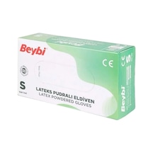 S Lateks Pudralı Eldiven