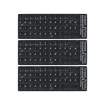 Mf01 F Klavye Sticker/3 Adet-laptop Pc Uymlu-silinmez/türkçe F Klavye Sticker 3