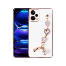 Zore Redmi Note 12 4g Kılıf El Tutamaçlı Kamera Korumalı Nvth Taka Silikon Kapak - Beyaz
