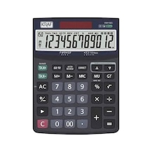 Kraf Hm-120 12 Haneli Tax Masaüstü Hesap Makinesi Çok Renkli