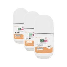 Hassas Ciltlere Özel 48 Saat Etkili Kadın Erkek Balsam Roll-on Deodorant 50ml 3 Paketi