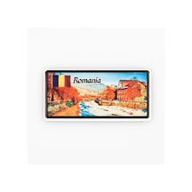 Romanya Temalı Plaka Magnet