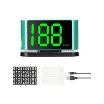 Xiyyadms Araç Hud Gösterge Paneli: Gps, Led Büyük Yazı Tipi, Telefon Numarası Görüntüleme, Araba, Kamyon, Suv, Motosiklet İçin