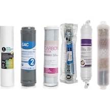 Açık Kasa Su Arıtma Cihazlarına Uyumlu 6'Lı Filtre Set 10 Aşamalı