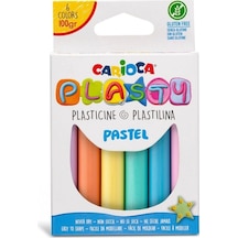 Carioca Pastel Renk Plasty Kurumayan Oyun Hamuru 6 Renk 100 G