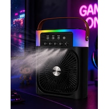 Taşınabilir Mini Klima Nemlendirici Fan Rgb Led Aydınlatmalı Usb Fan