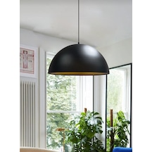 Mylights Retro Rustik Vintage Metal Sarkıt Avize 40 Cm Siyah