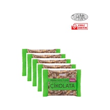 Bütün Antep Fıstıklı&sütlü Çikolata 65gr X 5 Paket