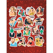 Ünlü Ressamlar & Sanat Sticker Seti Laptop Ajanda Notebook Tablet Telefon Defter Etiket Bullet Diğer