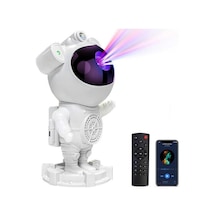 Astronot Starry Projector Galaksi Gece Lambası Yıldız Samanyolu Işıklandırma Bluetooth Hoparlör