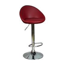 Bürocci Larissa Bar Sandalyesi-Bordo-9520Q0102 Çok Renkli