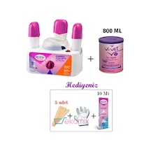 Ekamix Pro Serisi 3+1 Ağda Makinesi + Vivet Pudralı Ağda 800 ML