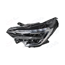 Gva 2014038 Far Ledli Sol Motorlu Renault Clıo V 19 23 Siyah Çıtalı 260609987r