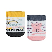 Civil Baby Kız Bebek Çorap 6-18 Ay Beyaz D3a83042824w1 Beyaz