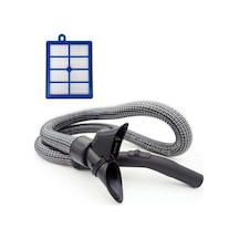 Philips Uyumlu Fc 9204 Marathon Süpürge Çelik Telli Hortum Hepa Filtresi