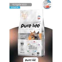Plus Somonlu Yetişkin Kedi Maması 10 Kg