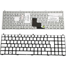 Casper Uyumlu W76S Laptop Klavye Beyaz Türkçe Beyaz